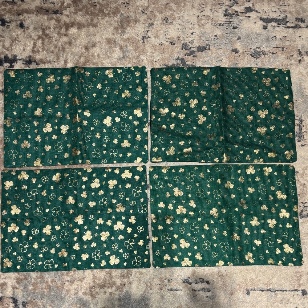 Storehouse St Patricks Day Set of 4 Placemats